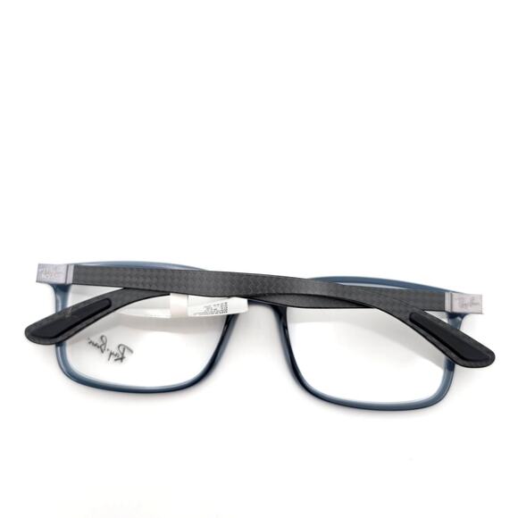 Ray Ban ORX8908 Crystal Blue 5719 53 Unisex Rectangle Eyeglasses - Picture 3 of 8